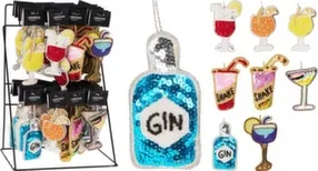 Декорация подвесная Напитки, длина 10 см, в ассортименте, Koopman