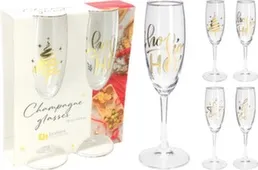 Бокал для шампанского, 190 мл, набор 2 шт, в ассортименте, Koopman