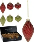 Ёлочное украшение Шар/ луковка/ капля, стекло, в ассортименте, Koopman