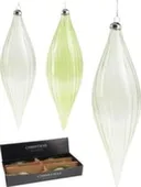 Ёлочное украшение Капля, стекло, длина 21 см, в ассортименте, Koopman