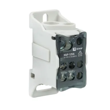 Купить Блок клеммный КБР на DIN-рейку в корпусе 125А EKF в интернет-магазине Akvilon.kz