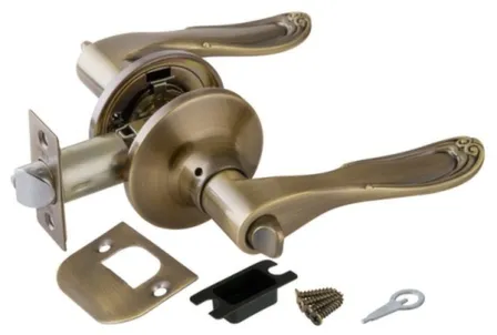 Купить Ручка-защелка межкомнатная 6030 фиксатор Punto Бронза в интернет-магазине Akvilon.kz