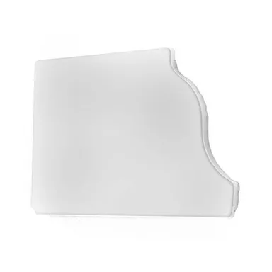 Купить Заглушка желоба, 120x86мм, правая, белая, Металл Профиль в интернет-магазине Akvilon.kz