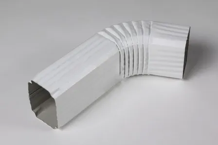 Купить Колено трубы, 76x102мм, белый, Металл Профиль в интернет-магазине Akvilon.kz