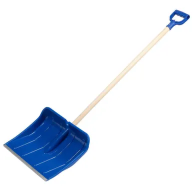 Купить Лопата снеговая АЛЯСКА пластиковая с деревянным черенком 490 мм, Зубр в интернет-магазине Akvilon.kz