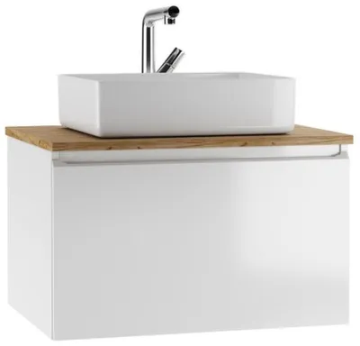 Купить Тумба подвесная Senator B2 70 см с умывальником Joy 46, Домино в интернет-магазине Akvilon.kz