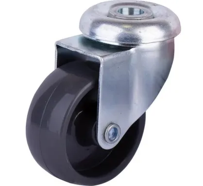 Купить Ролик одинарный под штифт 50 мм, пластик, серый, 1 шт, Стройбат в интернет-магазине Akvilon.kz