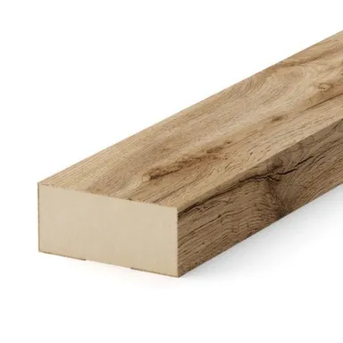 Купить Рейка Интерьерная МДФ Модель 12 Light Пекан 2800x27x12 мм, Stella в интернет-магазине Akvilon.kz