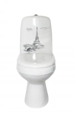 Купить Унитаз напольный ЭЛЬДОРАДО Декор Премиум, Оскольская Керамика в интернет-магазине Akvilon.kz