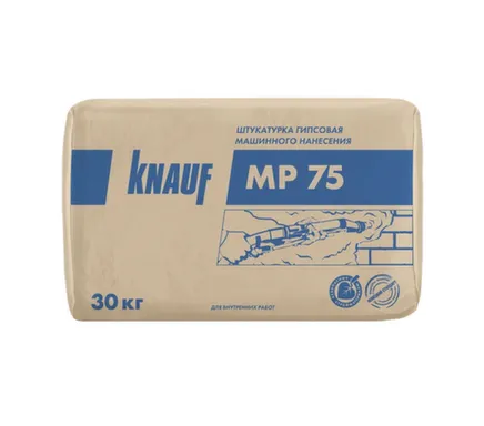 Штукатурка МП-75 гипсовая для машинного нанесения 30 кг, Knauf в интернет-магазине Akvilon.kz