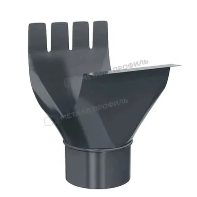 Купить Воронка выпускная D125/90 GS lite Серый графит в интернет-магазине Akvilon.kz