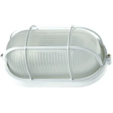 Купить Светильник НПБ/НПП 1402 белый/овал с решеткой 60Вт IP54/IEK в интернет-магазине Akvilon.kz