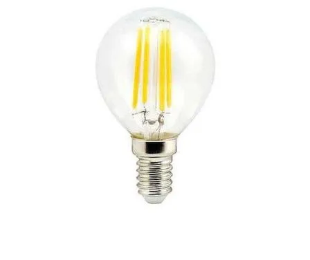 Купить Лампа светодиодная E14-G45-4000K-F-8-230 филаментная, Онлайт в интернет-магазине Akvilon.kz