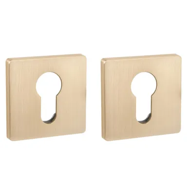 Купить Накладка под цилиндр ET.K.SL52 (ET SL) SSG-39 сатин.золото, Fuaro в интернет-магазине Akvilon.kz