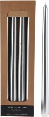 Купить Свеча, серебро, длина 30 см, набор 4 шт, Koopman в интернет-магазине Akvilon.kz