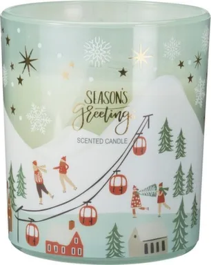 Купить Свеча залитая в стакан, 8,8x10 см, в ассортименте, Koopman в интернет-магазине Akvilon.kz