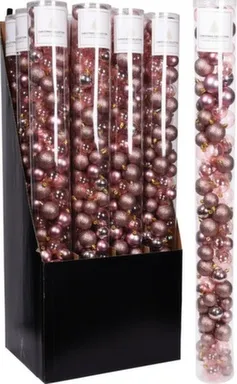 Купить Ёлочное украшение Шар, 6,9x4 см, набор 100 шт, в ассортименте, Koopman в интернет-магазине Akvilon.kz