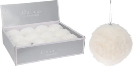 Купить Ёлочное украшение Шар, диаметр 12 см, Koopman в интернет-магазине Akvilon.kz