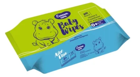 Купить Салфетки влажные для детей с экстрактом алоэ вера, 100 шт, Econom Care в интернет-магазине Akvilon.kz Купить Салфетки влажные для детей с экстрактом алоэ вера, 100 шт, Econom Care в интернет-магазине Akvilon.kz