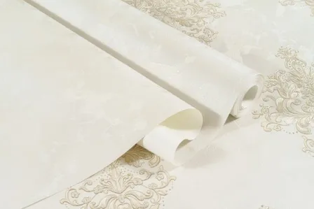 Купить Обои виниловые на флизелиновой основе Амалия, база, зеленый светлый, 1,06x10 м, Domingo в интернет-магазине Akvilon.kz