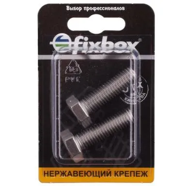 Купить Болт нерж. DIN 933 М10x35 (2 шт), Стройбат в интернет-магазине Akvilon.kz