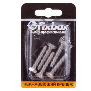 Купить Болт нерж. DIN 933 М 6x30 (5 шт), Стройбат в интернет-магазине Akvilon.kz