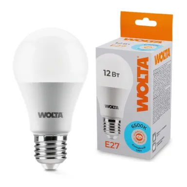 Купить Светодиодная лампа 25W60BL12E27 12Вт 6500К E27, Wolta в интернет-магазине Akvilon.kz