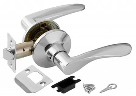 Купить Ручка-защелка межкомнатная хром, Punto в интернет-магазине Akvilon.kz