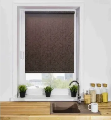 Купить Штора рулонная ЖАККАРД LM 66-28 85x160см шоколад, Lm Decor в интернет-магазине Akvilon.kz