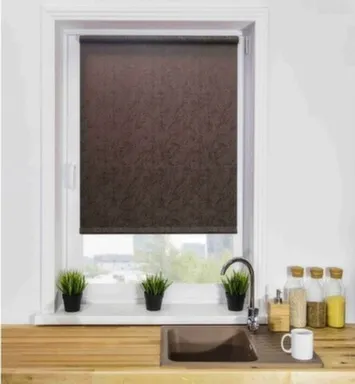 Купить Штора рулонная ЖАККАРД LM 66-28 140x170см шоколад, Lm Decor в интернет-магазине Akvilon.kz