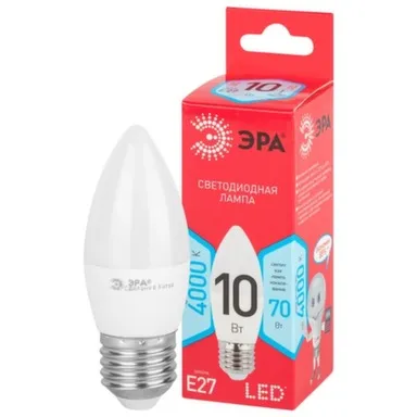 Купить Лампочка светодиодная RED LINE LED B35-10W-840-E27 R Е27 / E27 10 Вт, Эра в интернет-магазине Akvilon.kz