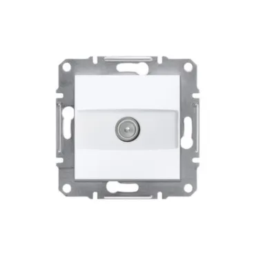 Купить Белая розетка 1-мест.TV оконечная Asfora в интернет-магазине Akvilon.kz