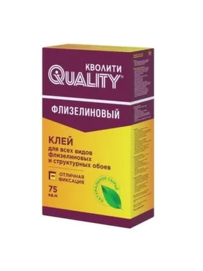 Купить Клей обойный флизелиновый, картон, 450 гр, Quality в интернет-магазине Akvilon.kz