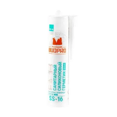Купить Герметик силиконовый санитарный BUDPRO в интернет-магазине Akvilon.kz