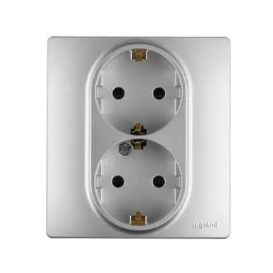 Купить Розетка 2-местная Legrand Etika в интернет-магазине Akvilon.kz