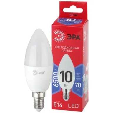 Купить Лампы СВЕТОДИОДНЫЕ ЭКО LED B35-10W-865-E14 R, Эра в интернет-магазине Akvilon.kz