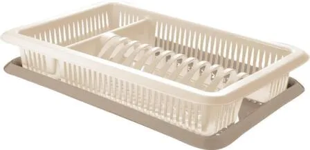 Купить Сушилка для посуды 1-ярусная с поддоном 48x31x9см шампань, Sugar&Spice в интернет-магазине Akvilon.kz