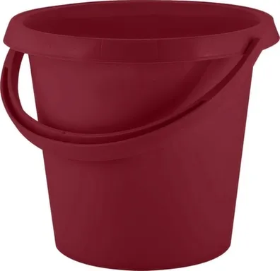 Купить Ведро Rock'n'Roll, 10 л, бордо, Spin&Clean в интернет-магазине Akvilon.kz