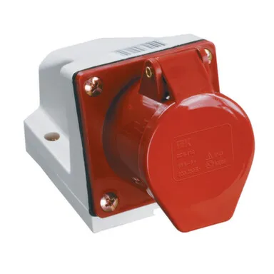 Купить Розетка стационарная, угловая, 3Р+РЕ, 3 фазы, в интернет-магазине Akvilon.kz