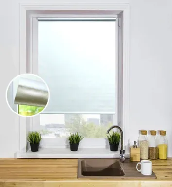 Купить Штора рулонная СИМПЛ Блэкаут LM 68-01 64x215см белый, Lm Decor в интернет-магазине Akvilon.kz