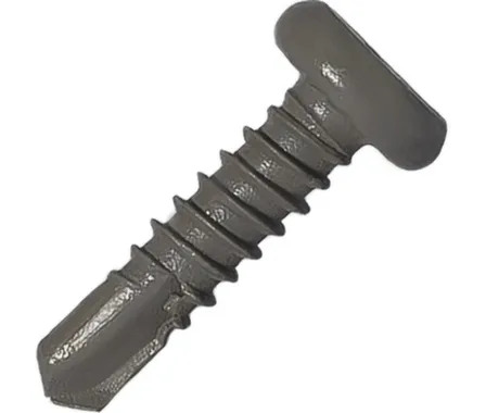 Купить Саморез по металлу с плоской головкой 4,8x20 мм сверло 6 мм №3, GREY E-COAT, HARDWEX в интернет-магазине Akvilon.kz