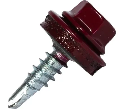 Купить Саморез кровельный 4,8x19 мм сверло 5 мм №1, Цинк, RAL 3005, Hardwex в интернет-магазине Akvilon.kz Купить Саморез кровельный 4,8x19 мм сверло 5 мм №1, Цинк, RAL 3005, Hardwex в интернет-магазине Akvilon.kz