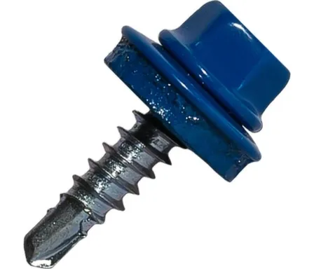 Купить Саморез кровельный 4,8x19 мм сверло 5 мм №1, Цинк, RAL 5005, Hardwex в интернет-магазине Akvilon.kz Купить Саморез кровельный 4,8x19 мм сверло 5 мм №1, Цинк, RAL 5005, Hardwex в интернет-магазине Akvilon.kz