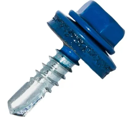 Купить Саморез кровельный 4,8x19 мм сверло 7 мм №2, Цинк, RAL 5005, Hardwex в интернет-магазине Akvilon.kz Купить Саморез кровельный 4,8x19 мм сверло 7 мм №2, Цинк, RAL 5005, Hardwex в интернет-магазине Akvilon.kz