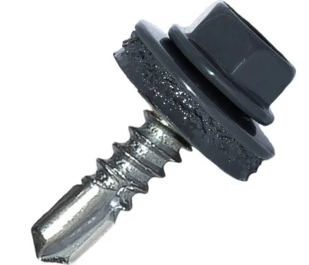 Купить Саморез кровельный 4,8x19 мм сверло 7 мм №2, Цинк, RAL 7024, Hardwex в интернет-магазине Akvilon.kz