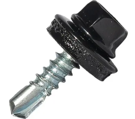 Купить Саморез кровельный 4,8x19 мм сверло 7 мм №2, Цинк, RAL 9005, Hardwex в интернет-магазине Akvilon.kz Купить Саморез кровельный 4,8x19 мм сверло 7 мм №2, Цинк, RAL 9005, Hardwex в интернет-магазине Akvilon.kz