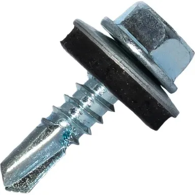 Купить Саморез кровельный 4,8x19 мм сверло 7 мм №2, Цинк, Hardwex в интернет-магазине Akvilon.kz