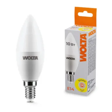 Купить Светодиодная лампа 25YC10E14 10Вт 3000K E14, Wolta в интернет-магазине Akvilon.kz