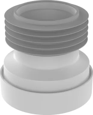 Купить Манжета прямая для унитаза жёсткая, Aquant в интернет-магазине Akvilon.kz