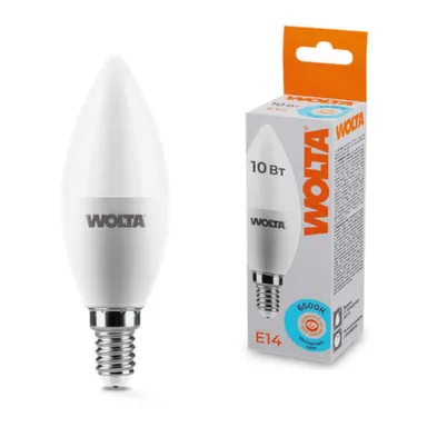Купить Светодиодная лампа 25WC10E14 10Вт 6500K E14, Wolta в интернет-магазине Akvilon.kz